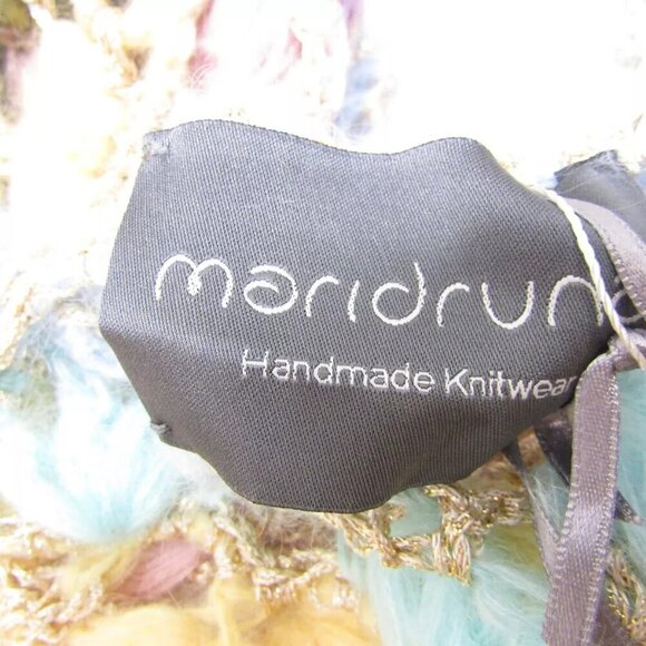 NEW  MARIDRUNA Emily Ombre Short Handknit Cardigan Size OS Pastel Multicolor - Picture 10 of 14